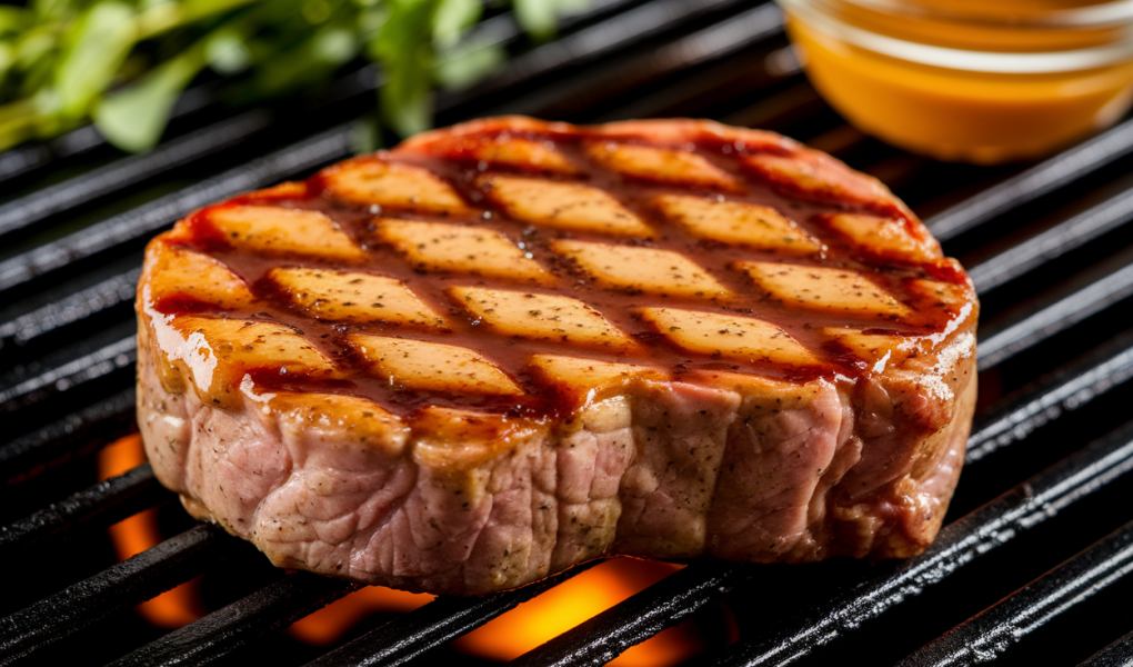 cotelette-porc-grill-miel-moutarde