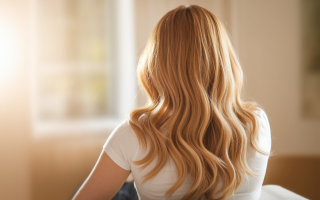 femme-dos-cheveux-ondules-dores