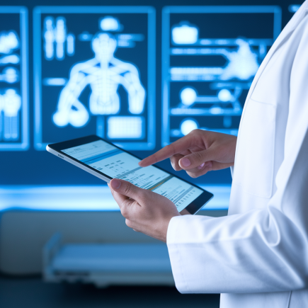 professionnel-medical-blouse-tablette-hopital