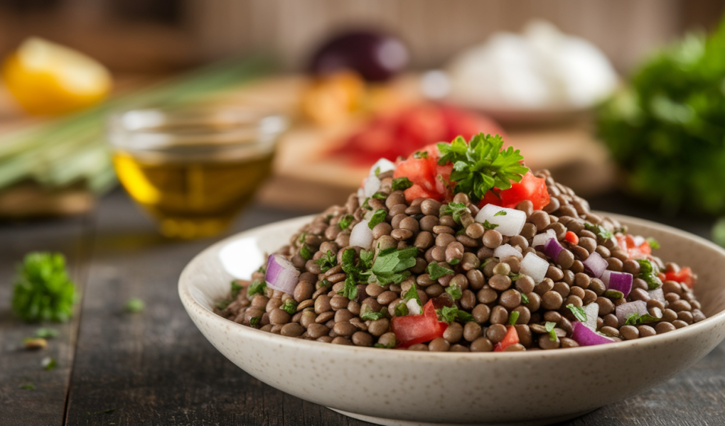 salade-lentilles-libanaise-bol-rustique