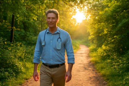 medecin-detendu-plage-lever-soleil