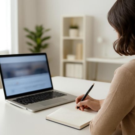 bureau-epure-ordinateur-carnet-personne