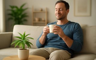 salon-moderne-personne-tasse-chanvre