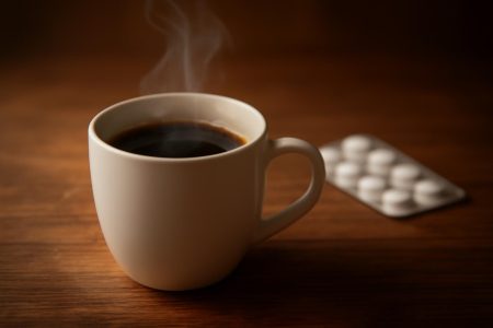 tasse-cafe-fumant-table-bois