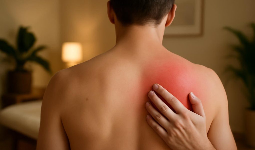 homme-dos-douleur-omoplate-environnement-apaisant