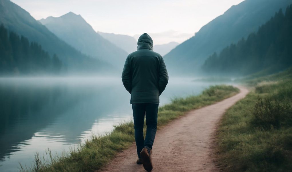 personne-marche-sentier-lac-montagnes