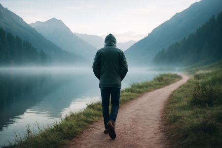 personne-marche-sentier-lac-montagnes