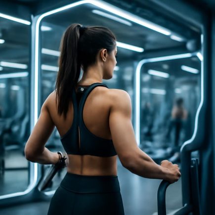 femme-dos-tenue-sport-gym-futuriste
