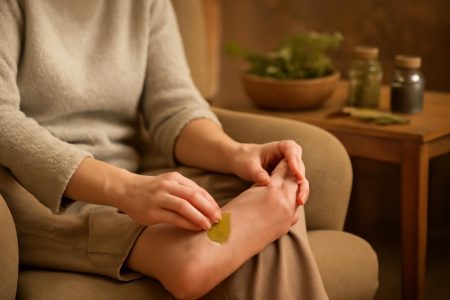 personne-fauteuil-remede-talon-herbes