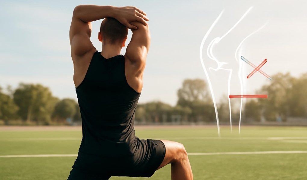 athlete-etalement-soleil-terrain