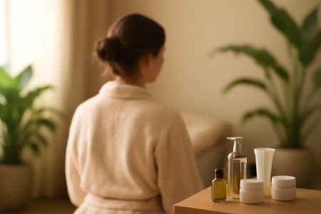 femme-dos-salon-beaute-plantes