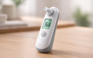 thermometre-auriculaire-ecran-numerique-design-elegant