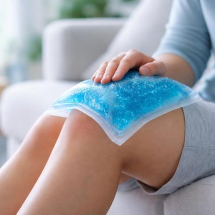 genou-pack-gel-froid-relaxation