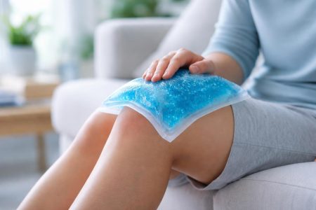 genou-pack-gel-froid-relaxation